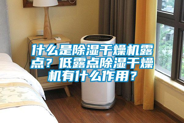 什么是除濕干燥機露點？低露點除濕干燥機有什么作用？