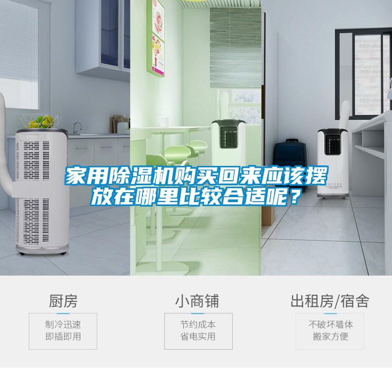 家用除濕機購買回來應(yīng)該擺放在哪里比較合適呢？