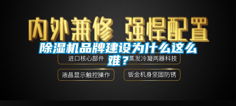 除濕機品牌建設(shè)為什么這么難？