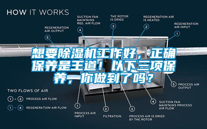 想要除濕機(jī)工作好,正確保養(yǎng)是王道!以下三項(xiàng)保養(yǎng),你做到了嗎?