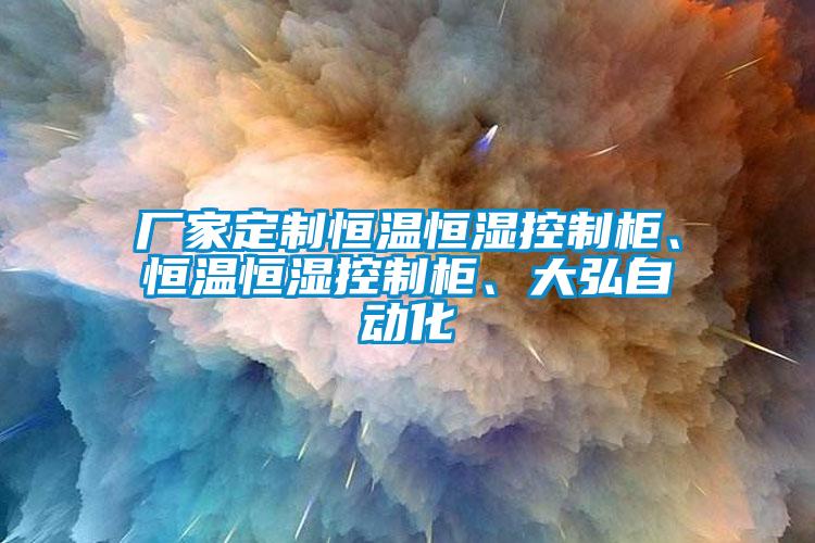 廠家定制恒溫恒濕控制柜、恒溫恒濕控制柜、大弘自動化