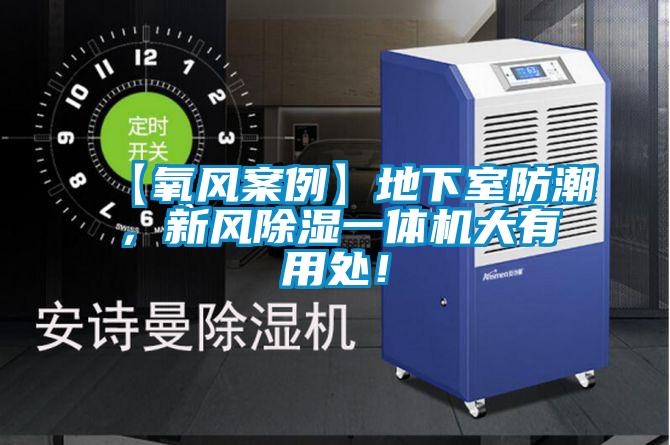 【氧風案例】地下室防潮，新風除濕一體機大有用處！