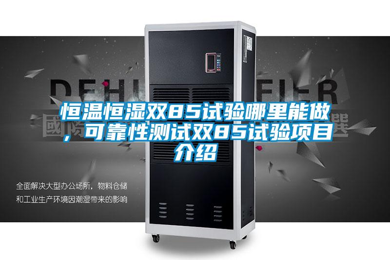 恒溫恒濕雙85試驗哪里能做，可靠性測試雙85試驗項目介紹