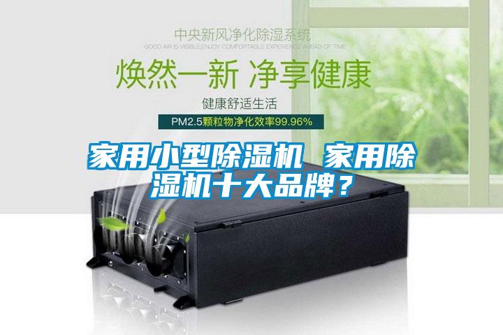 家用小型除濕機 家用除濕機十大品牌？