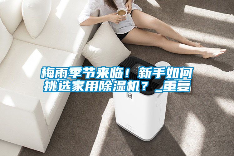 梅雨季節來臨！新手如何挑選家用除濕機？_重復