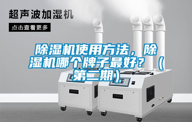 除濕機使用方法，除濕機哪個牌子最好？（第二期）