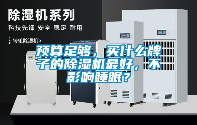 預算足夠，買什么牌子的除濕機最好，不影響睡眠？
